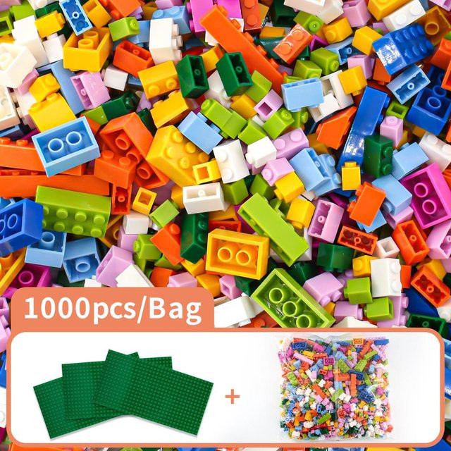 Yiran toy Bausteine, Gelb, 1000 Teile, ab 6 Jahren - Bild 1