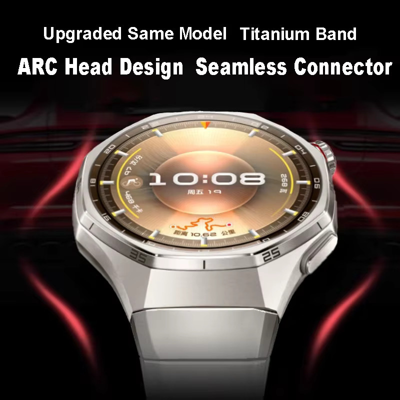 Uhrenarmband Titan, Silber, Huawei Watch GT6 Pro - Bild 2