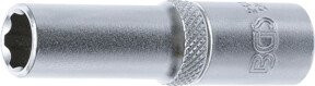 BGS Steckschlüssel-Einsatz Super Lock tief mit 3/8 Zoll Antrieb und 10 mm Schlüsselweite in Silber - Bild 1