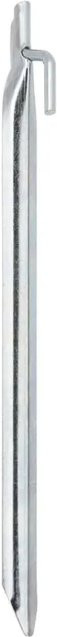 vidaXL Zeltheringe V-Form aus verzinktem Stahl, 24 Stück, Silber, Länge: 29,5 cm, Durchmesser: 20 mm - Bild 1