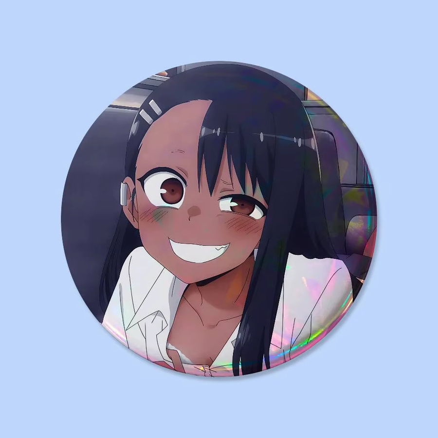 bilibili H-Hayase Nagatoro Abzeichen, runde Brosche, Zubehör - Bild 4
