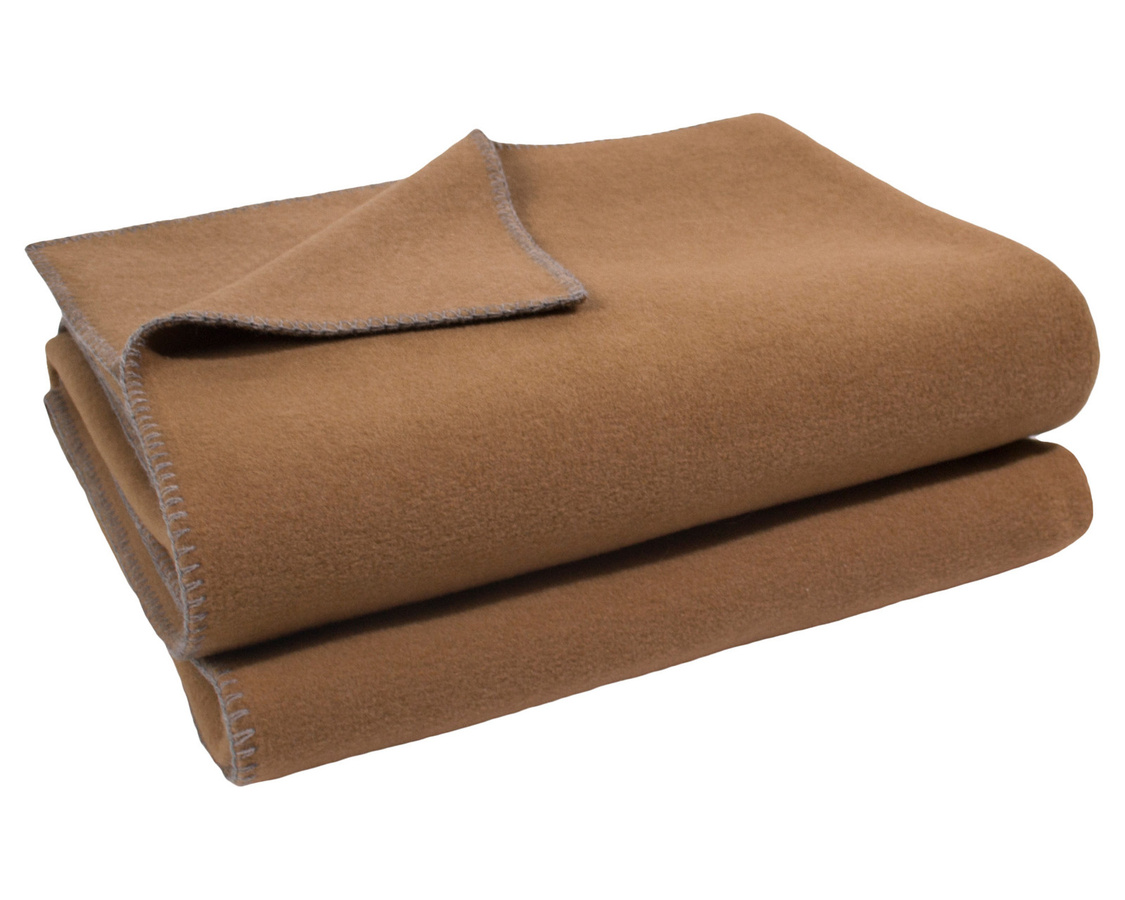 Zoeppritz Soft-Fleece Wohndecke in Schwarz und Braun, flauschig und Oeko-Tex Standard 100 zertifiziert - Bild 1