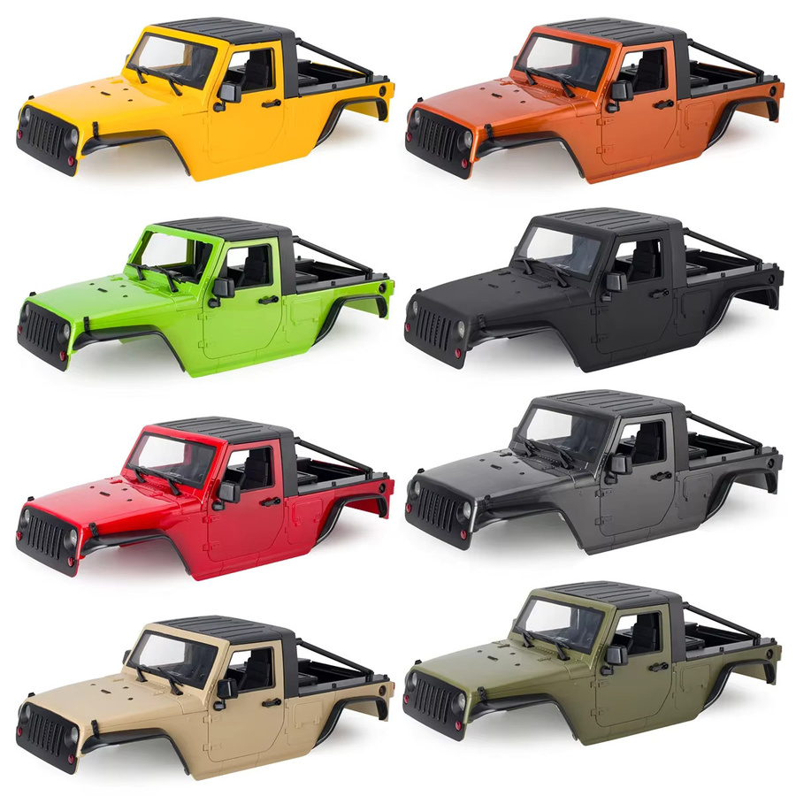 Fimonda Pickup-Karosserie, Jeep Wrangler Crawler, 1/10, Kunststoff - Bild 1
