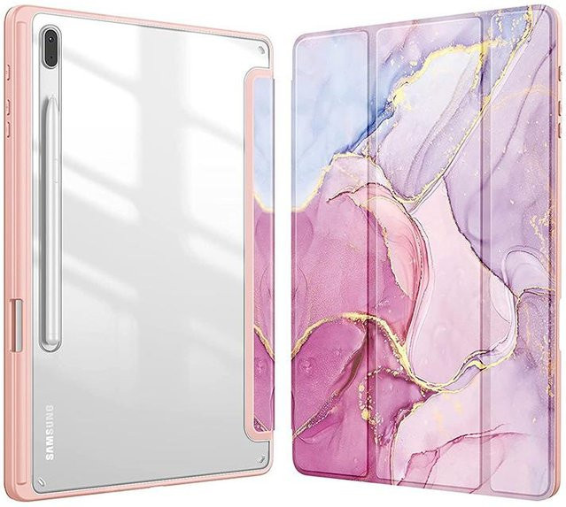 Transparente Acryl Hülle für Samsung Galaxy Tab S10 Plus, S9 Plus und S8 Plus 12,4 Zoll mit Stifthalter - Bild 1