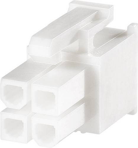 TE Connectivity VAL-U-LOK Buchsengehäuse-Kabel in Weiß mit 4 Polzahl und 4,20 mm Rastermaß 1586019-4 - Bild 1