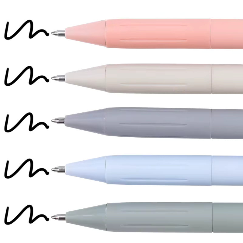 Kolorowys 12-teiliges Gelstifte-Set mit schwarzer Tinte, 0,5 mm feine Spitze, schnell trocknende Schreibstifte für Büro und Alltag - Bild 2