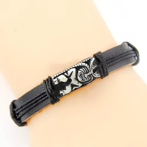weyena Armband, Leder, Schwarz, Unisex - Bild 2