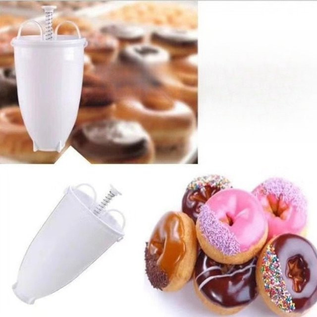 PDQ Donut-Maker in Weiß aus Kunststoff für schnelle und einfache Donut-Formen - Bild 1
