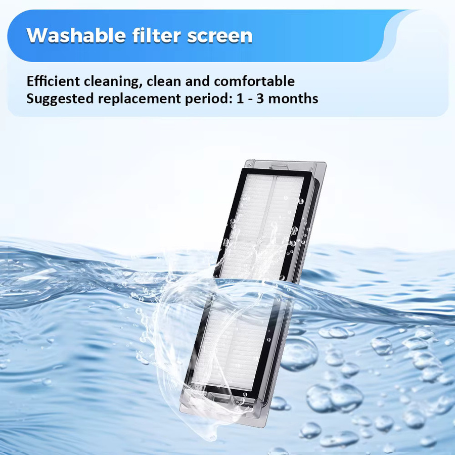 HEPA-Filter und Aktivkohlefilter Set für Roborock S50 S52 S55 T4 T6 T7 S4 S5 S6 S5MAX S6 Pure und Xiaomi 1S Staubsauger - Bild 2