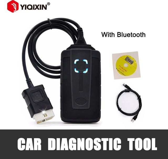 YIQIXIN OBD2 Auto-Diagnosegerät Bluetooth Scanner für Wow Snooper V5.008 R2 in Schwarz - Bild 1