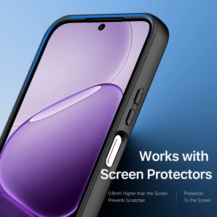 DUX DUCIS Schutzhülle für OPPO A6x, Reno15 5G und Reno15 F in Transparent mit Anti-Fingerprint-Funktion aus TPU und Acryl - Bild 5