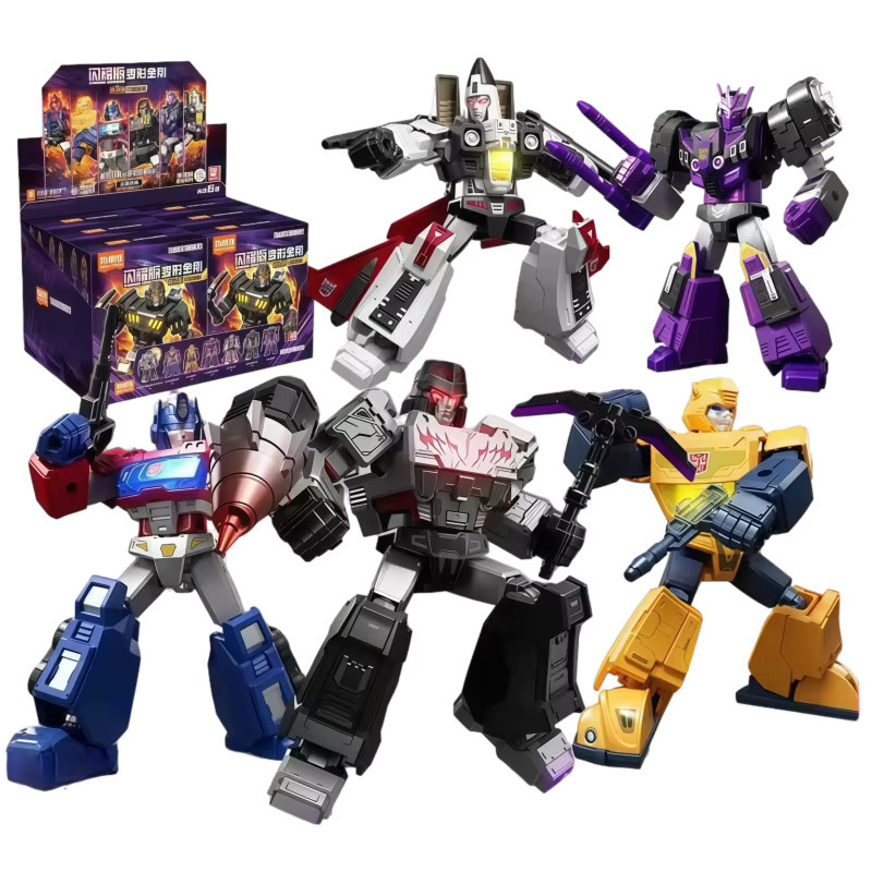 Blokees Transformers Optimus Prime Megatron Actionfigur, Leuchtende Version, Montagemodell - Bild 3
