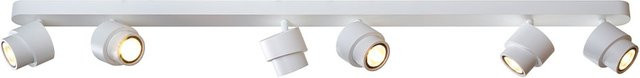 Escale Brush LED-Deckenstrahler in Weiß mit 6 Leuchtmitteln, dimmbar, 2700K - Bild 1
