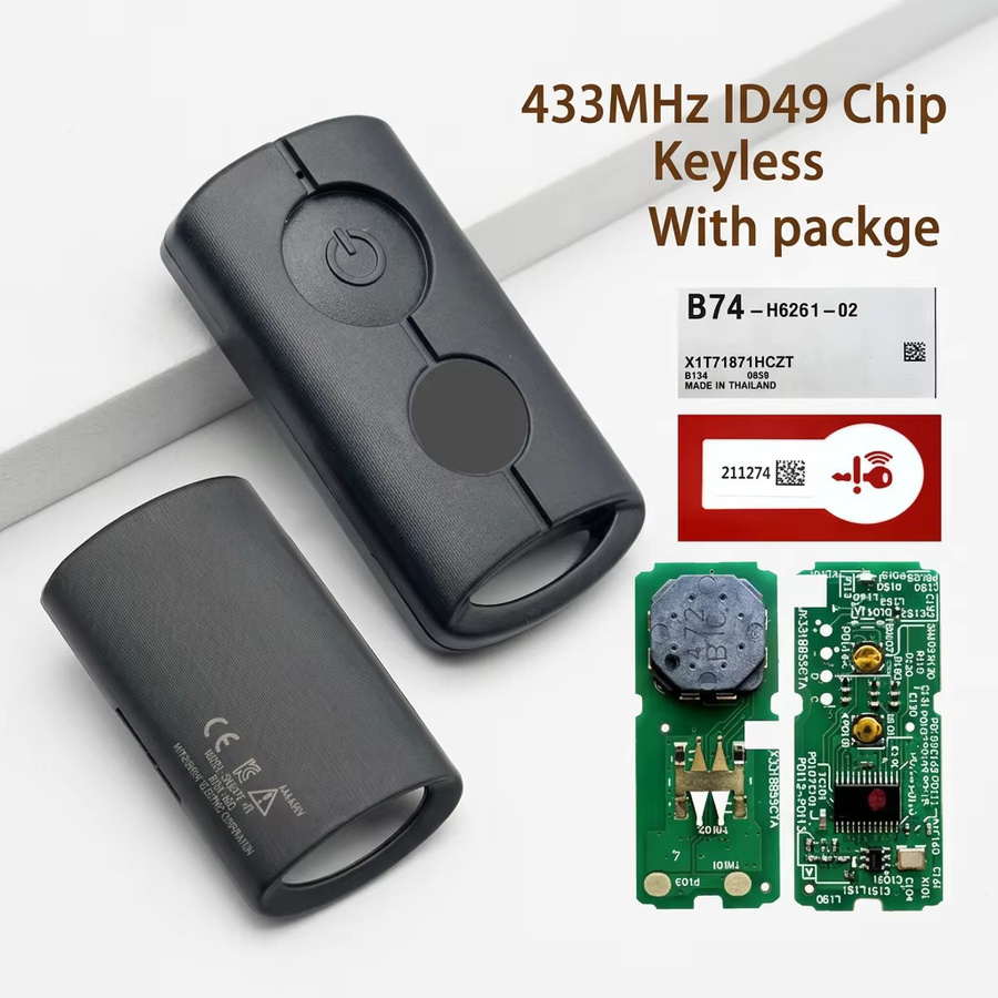 Yamaha Smart Key Fernbedienung Schlüssellos B74H626102 Schwarz 315/434MHz für Aerox Fazzio Freego Xmax Filano Lexi Nmax 2020 - Bild 5