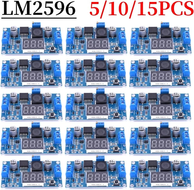 APWIKOGER LM2596 Buck DC-DC Step-Down Spannungsregler Modul mit blauer LED - Bild 1