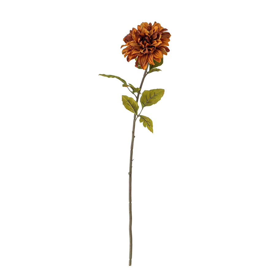 Bloomingville Kunstblume Chrysantheme in Orange und Grün - Bild 1