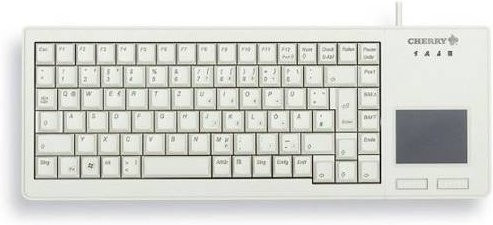 Cherry XS Touchpad Keyboard G84-5500 USB Tastatur mit Touchpad, QWERTZ Deutsch, Grau - Bild 1