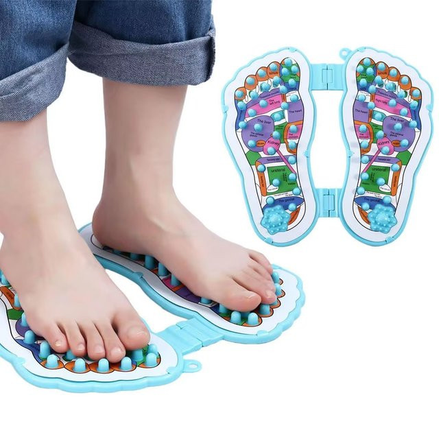 YUERCO Akupunktur Reflexzonenmassage Matte, Fuß Massage Pad - Bild 1