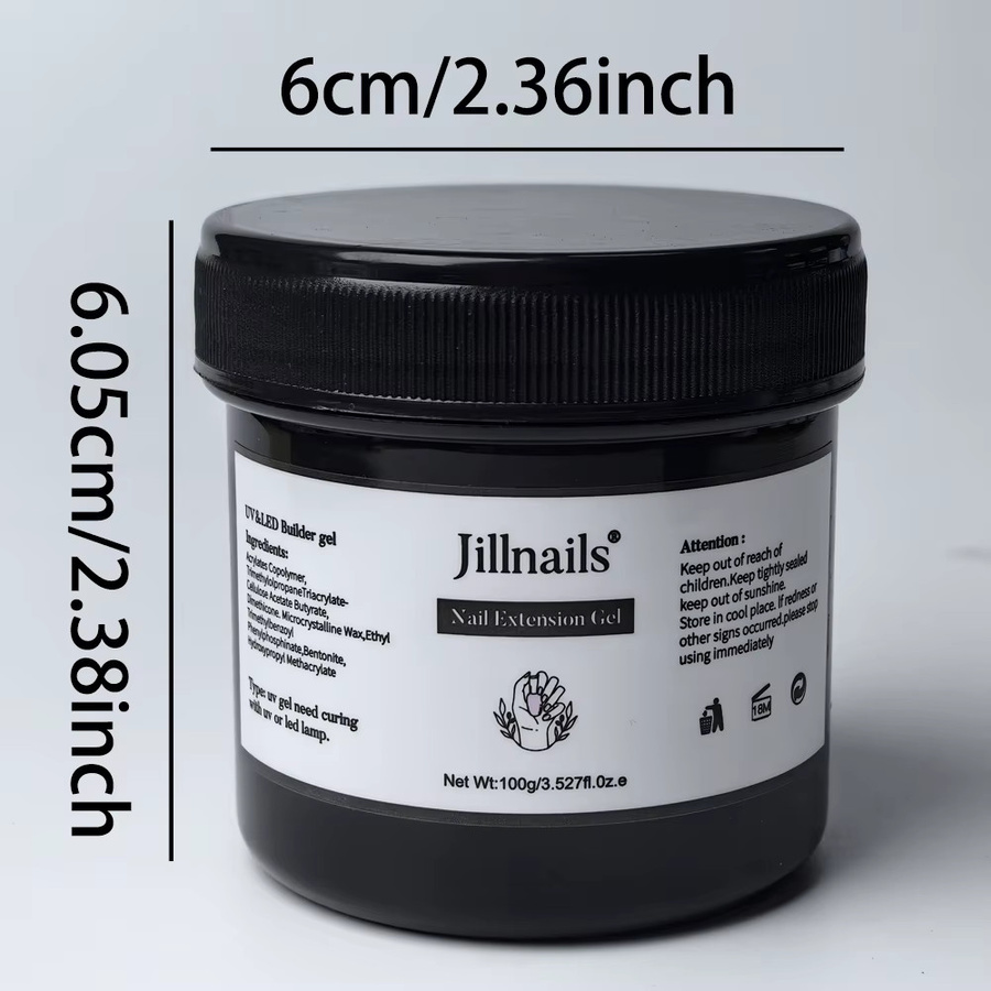 Jillnails Nail Sculpting Gel, Red, 100g/50g - Bild 3