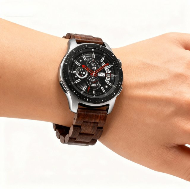 TINUORA Uhrenarmband Holz, Klassisch - Bild 1