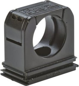 Flexa Schlauchhalter RQS AD15,8gr aus Kunststoff mit Schraube in Schwarz oder Grau - Bild 1
