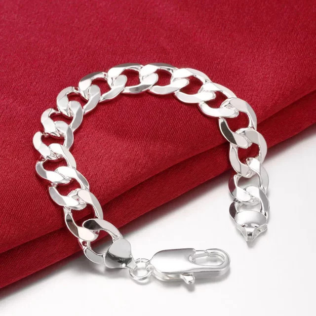 URMYLADY Armband 925 Silber, 12mm, Unisex - Bild 1