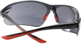 Bollé Safety Schutzbrille IRI-S mit getönten Gläsern in Rot, Schwarz und Grau - Bild 1
