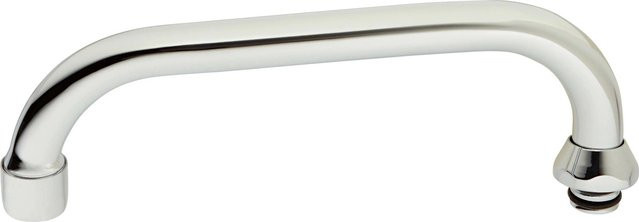 OBI U-Auslauf aus Messing in Silber, Wandmontage, G 3/4 Zoll, Höhe: 20 cm, Breite: 20 cm, Tiefe: 2,41 cm - Bild 1