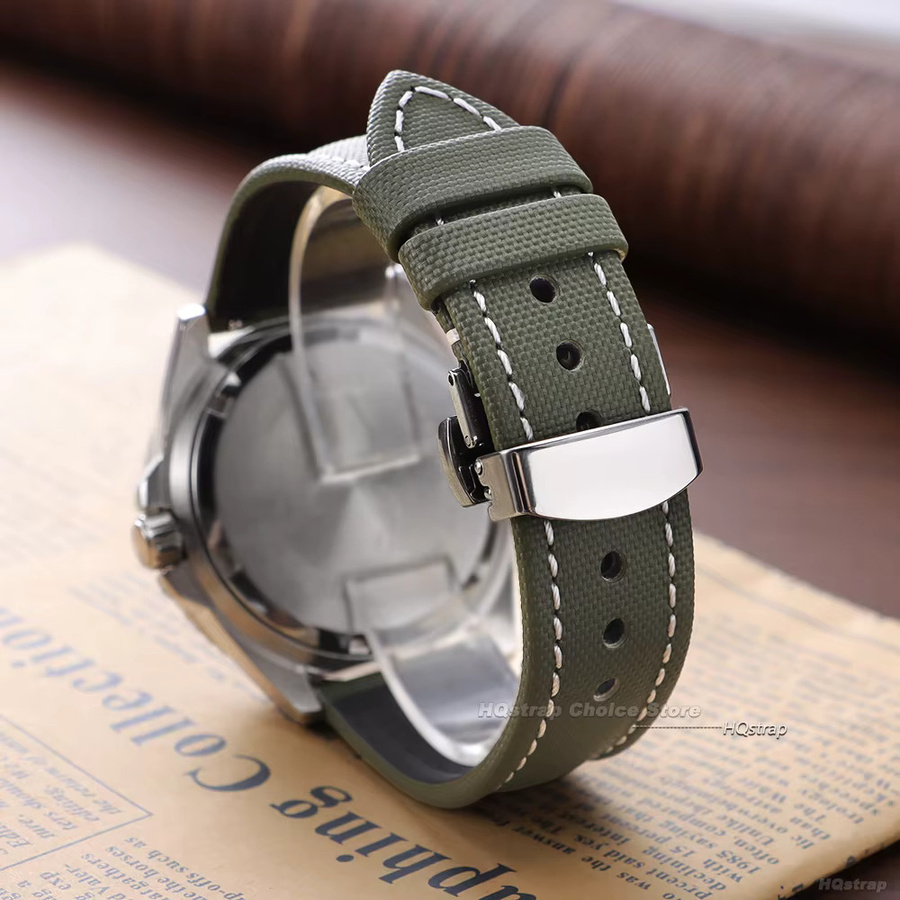 HQstrap Uhrenarmband Leder, Schwarz, Unisex - Bild 2