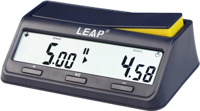 LEAP Digitaler Schachtimer, Aufwärts-Abwärts-Zählung, navy blau - Bild 1