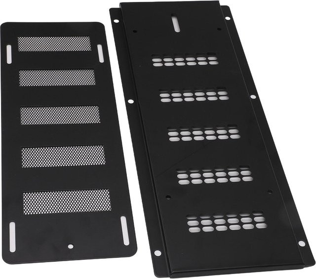 Shoemst Lüftungsgitter aus Aluminium in Schwarz für Wohnmobile, Anhänger und Garagen, B/H: 40,64 x 16,51 cm - Bild 1