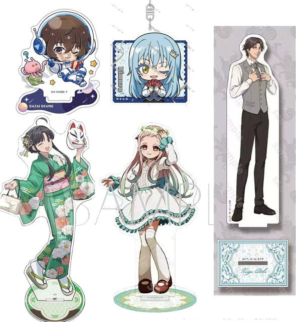bilibili Japanische Anime-Kollektion, ACG-Ständer, Dazai Osamu Acryl-Ständer, Rimuru Acryl-Anhänger, Nene Figur, Standplatte, Set / Bundle - Bild 1
