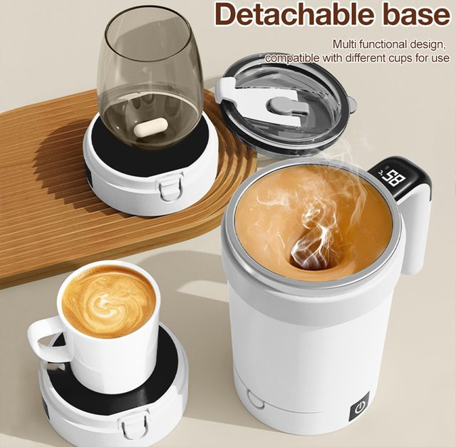 Selbstrührender Becher von FenKicyen in Grün mit isolierter Technologie und USB-Aufladung - Bild 1