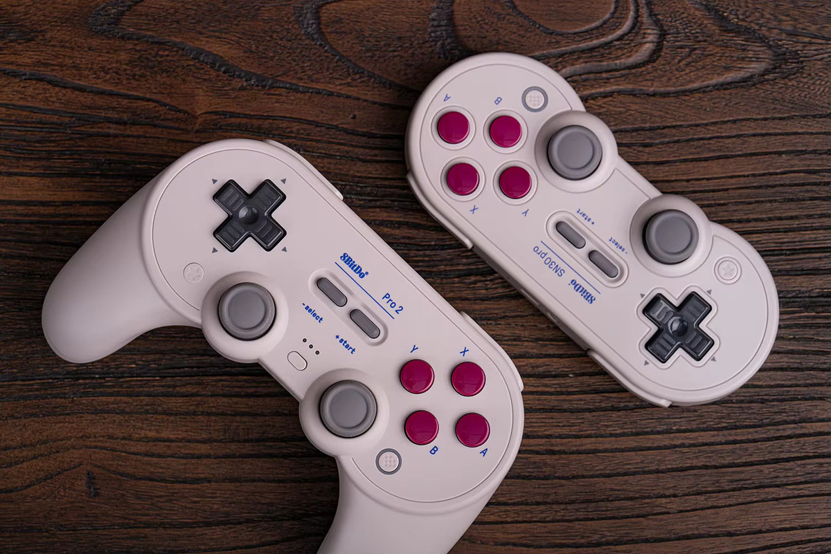 8Bitdo Pro2 Bluetooth Wireless Gamepad mit Hall-Effekt für Nintendo Switch, PC, Mac, Android und Steam in Grau - Bild 2