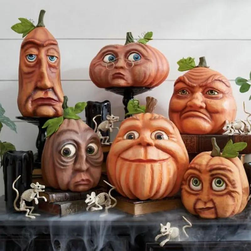 Bestbags Halloween Kürbis Dekoration aus Kunstharz in Orange - Bild 2