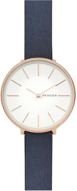 Skagen Armbanduhr, Quarz, Edelstahl, Roségold, Weiß, Damen - Bild 1