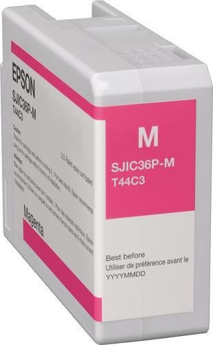 Epson SJIC36P(M) Original Tintenpatrone Magenta 80 ml für ColorWorks CW-C6000Ae, CW-C6000Pe, CW-C6500Ae, CW-C6500Pe - Bild 1