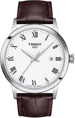 Tissot Armbanduhr, Quarz, Edelstahlgehäuse, Lederarmband, 42 mm, Herren - Bild 1