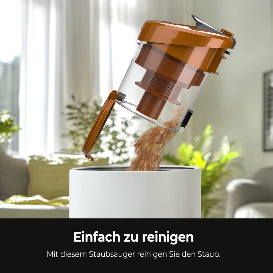 OWJHE beutelloser kabelgebundener Haushaltsstaubsauger mit 3300 W und HEPA-Filtersystem für Holzböden, Teppiche und Fliesen - Bild 5