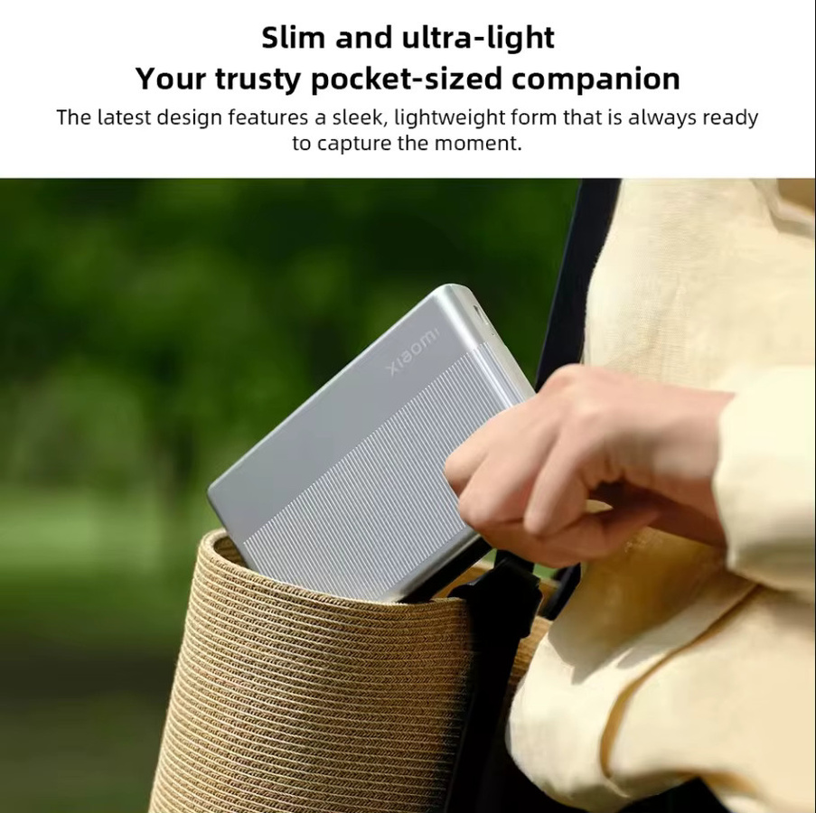 Xiaomi Tragbarer Fotodrucker 1S Bluetooth 5.2 Multifunktionaler Thermodrucker für Smartphone und Tablet - Bild 2