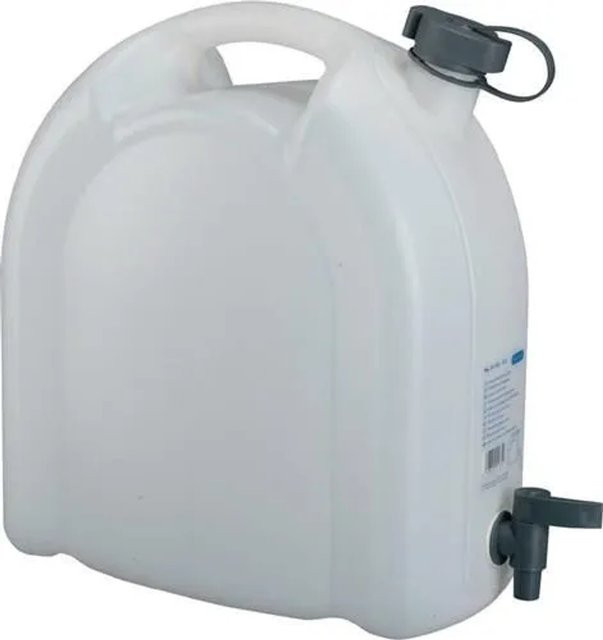 Pressol Wasserkanister aus weißem PE mit Ablasshahn, 15 l - Bild 1