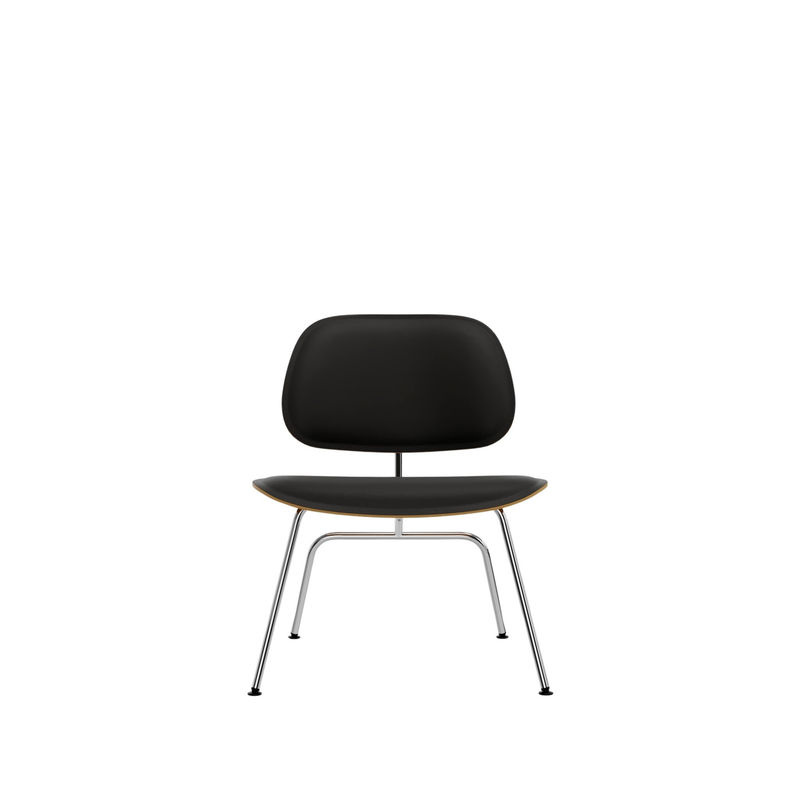 Vitra Plywood Group LCM Stuhl aus Esche und braunem Leder mit Stahlrohren - Bild 2