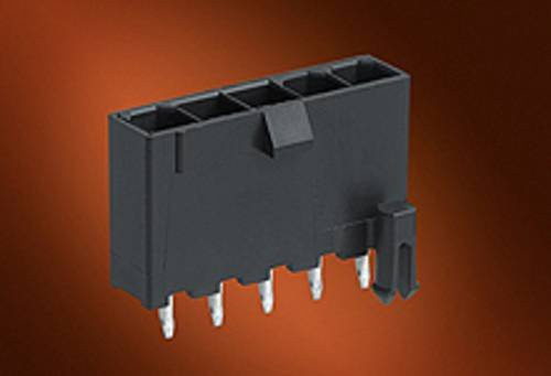 Molex Einbau-Buchsenleiste Standard Schwarz mit 5 Polzahl und 4.20mm Rastermaß - Bild 1
