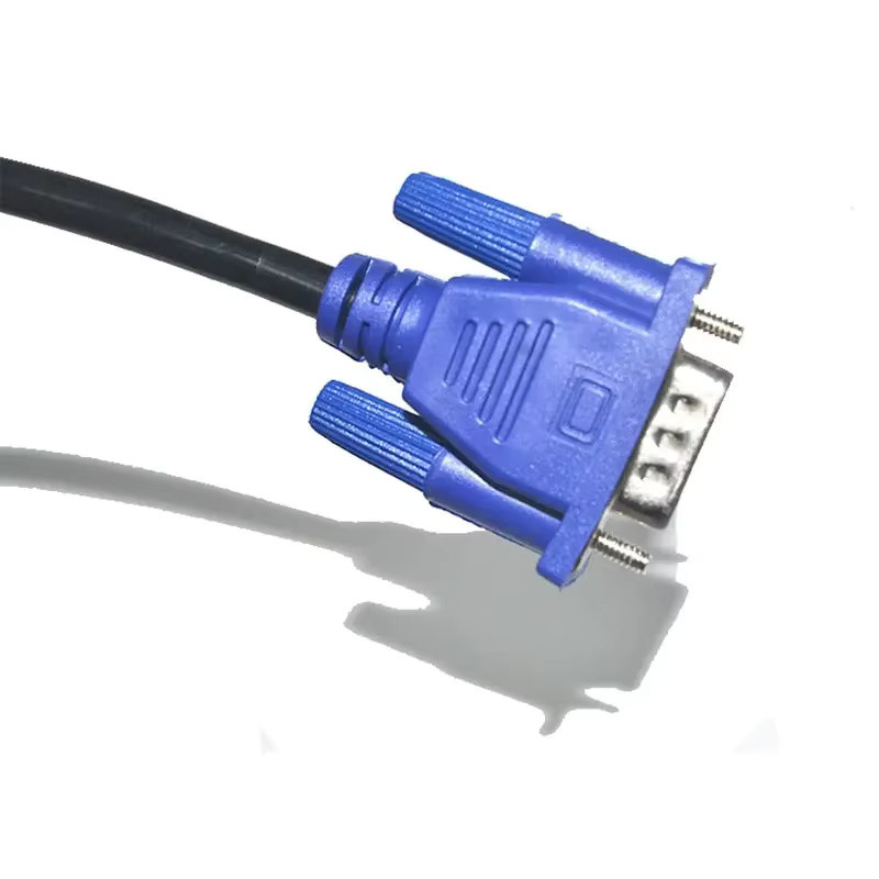 Ninth World VGA-Kabel Blau, 15-poliges VGA-HD-Videokabel mit 3 + 6 Stecker auf Stecker aus Vollkupfer für Computermonitor und Projektor - Bild 4