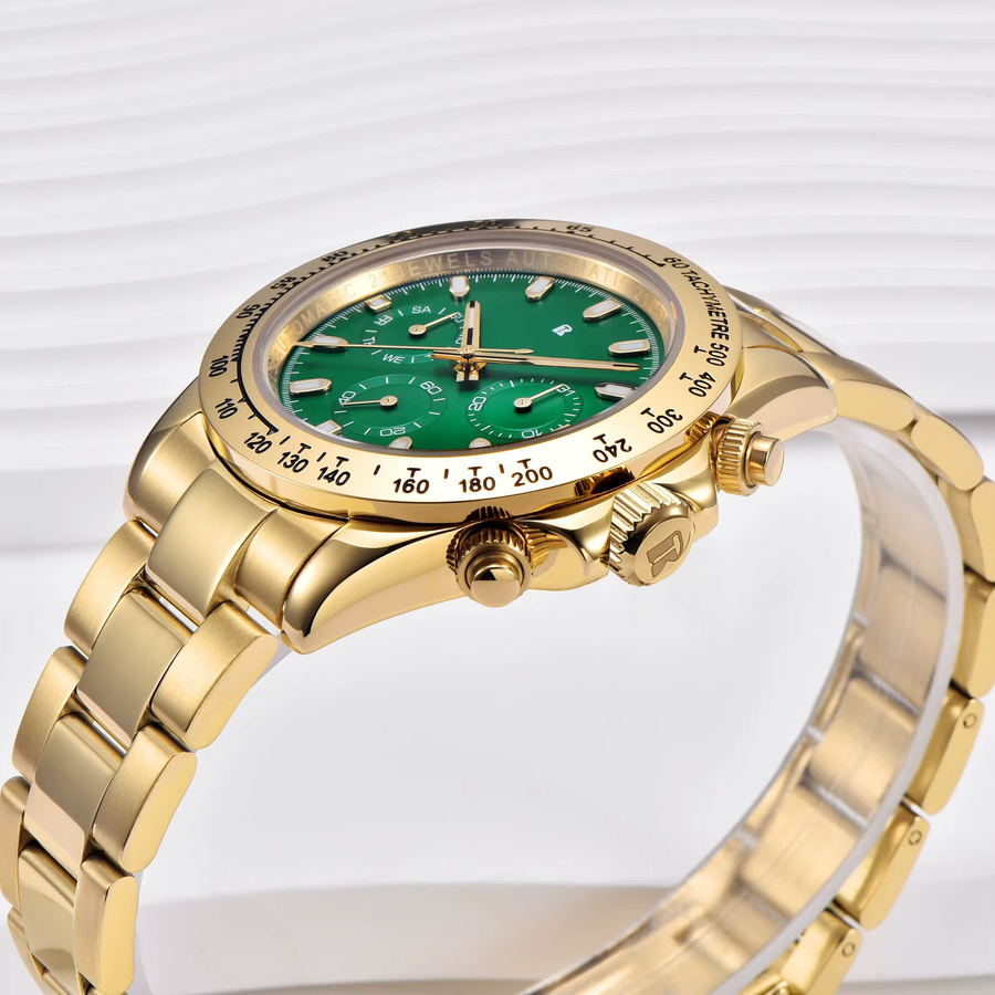 ROLLSTIMI Taucheruhr, Edelstahl, Handaufzug, Saphirglas, Herren - Bild 4