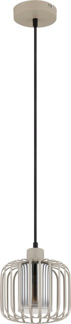 Globo Lighting Pendelleuchte ALFRED in Beige aus Metall und Glas, H x B x T: 120 x 18 x 18 cm, E27 - Bild 1