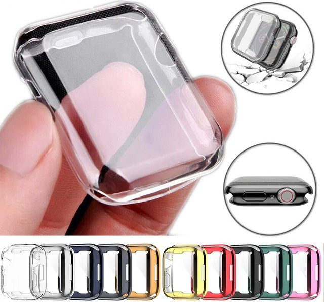 Apple Displayschutzfolie für Apple Watch Ultra 2, 49 mm, Silikon, transparent - Bild 1