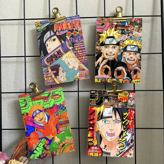Naruto Anime Wandkunstdruck als illustriertes Poster in Mehrfarben - Bild 1