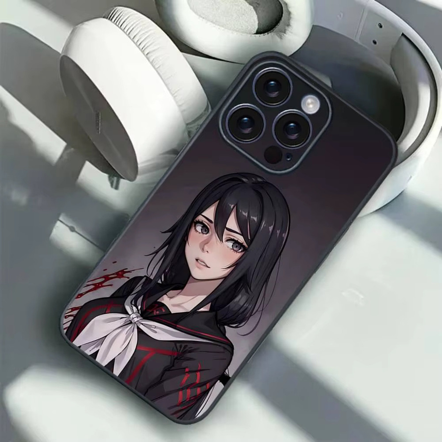 Yandere Simulator Handyhülle mit starker magnetischer Anziehung für iPhone 12 13 14 15 16 Pro Max mini Plus - Bild 4