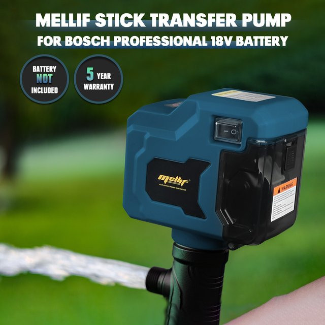 Bosch Akku-Wassertransferpumpe für 18V Akkus, bürstenlose Tiefbrunnen-Tauchpumpe, Blau - Bild 1